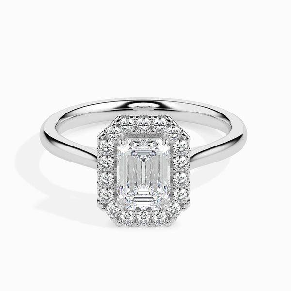 1-3/4 CT. T.W. Emerald-Cut Diamond Seven Stone Engagement Ring in Platinum  | Zales