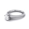 Jewelove™ Rings J VS / Women's Band only 70-Pointer Flowery Platinum Solitaire Engagement Ring JL PT G 106-B