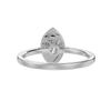 Jewelove™ Rings I VS / Women's Band only 70-Pointer Marquise Cut Solitaire Halo Diamond Shank Platinum Ring JL PT 1176-B