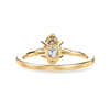 Jewelove™ Rings Women's Band only / VS I 70-Pointer Marquise Cut Solitaire with Baguette Diamond Accents 18K Yellow Gold Ring JL AU 1228Y-B