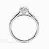 Jewelove™ Rings I VS / Women's Band only 70-Pointer Pear Cut Solitaire Diamond Platinum Ring JL PT 19010-B