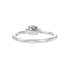 Jewelove™ Rings J VS / Women's Band only 70-Pointer Solitaire Diamond Accents Shank Platinum Ring JL PT 1238-B