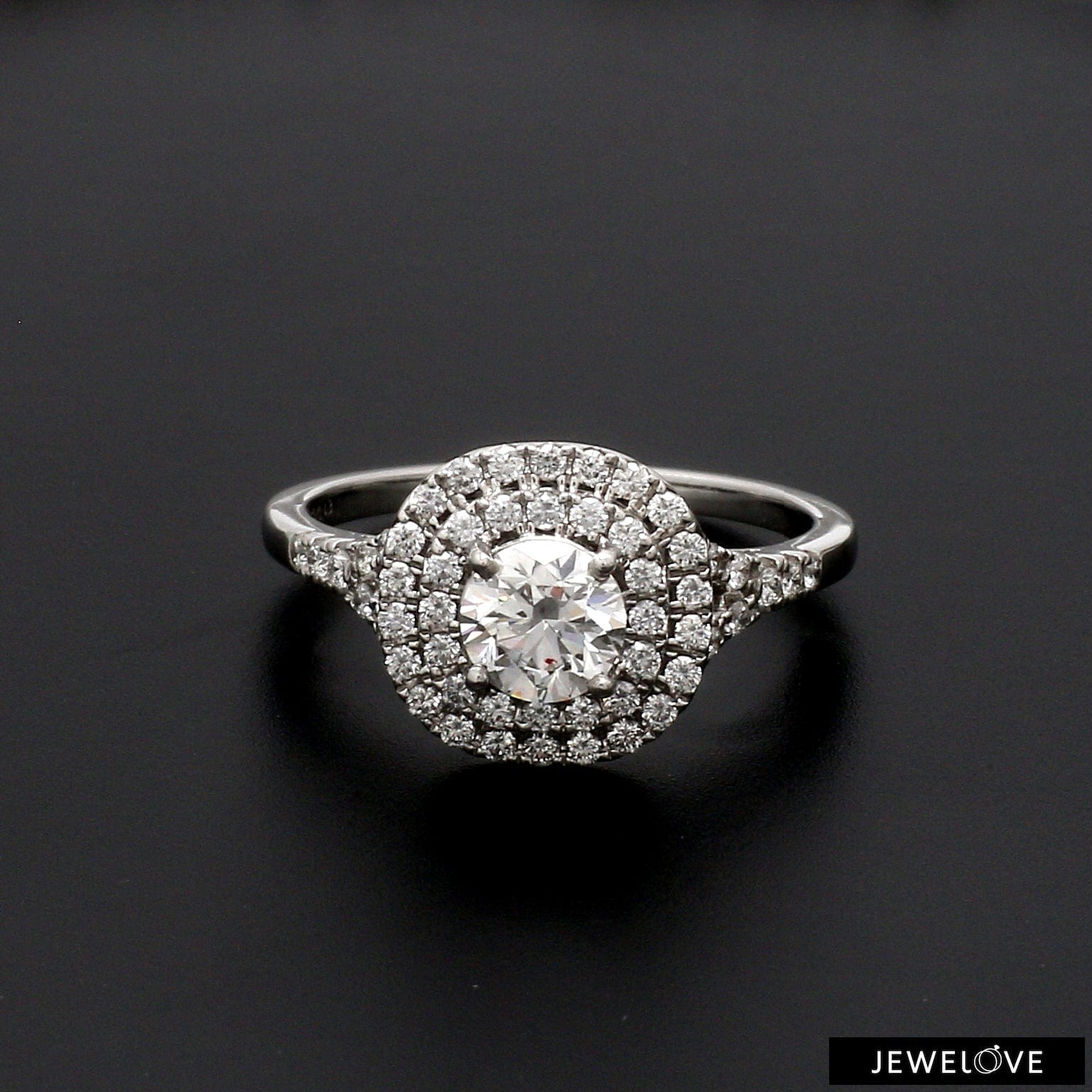 Double Halo Diamond Ring - Stelios Jewellers