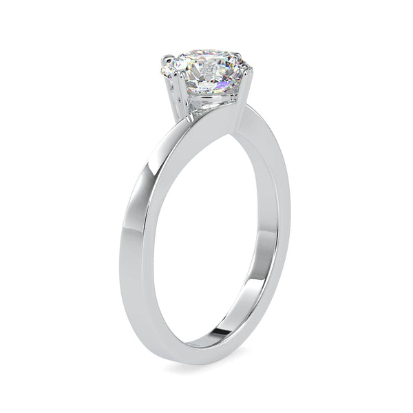 Jewelove™ Rings VS I / Women's Band only 70-Pointer Solitaire Platinum Engagement Ring JL PT 0140-B
