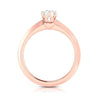 Jewelove™ Rings Women's Band only / VS J 70-Pointer Solitaire Rose Gold Ring JL AU G 106R-B
