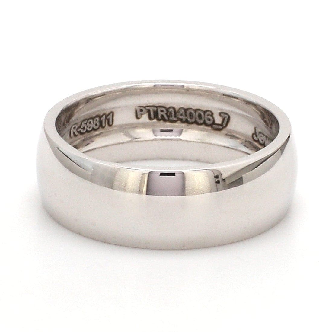 7mm Platinum Wedding Band for Men SJ PTO 258-Z
