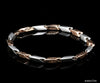 Jewelove™ Bangles & Bracelets 7Platinum & Rose Gold Bracelet for Men JL PTB 1217