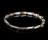Jewelove™ Bangles & Bracelets 7Platinum & Rose Gold Bracelet for Men JL PTB 1217