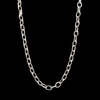 Jewelove™ Chains 7x5 Oval Cable Platinum Chain for Men JL PT CH 994