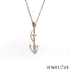 Jewelove™ Pendants Arrow Platinum Pendant with Rose Gold JL PT P 320