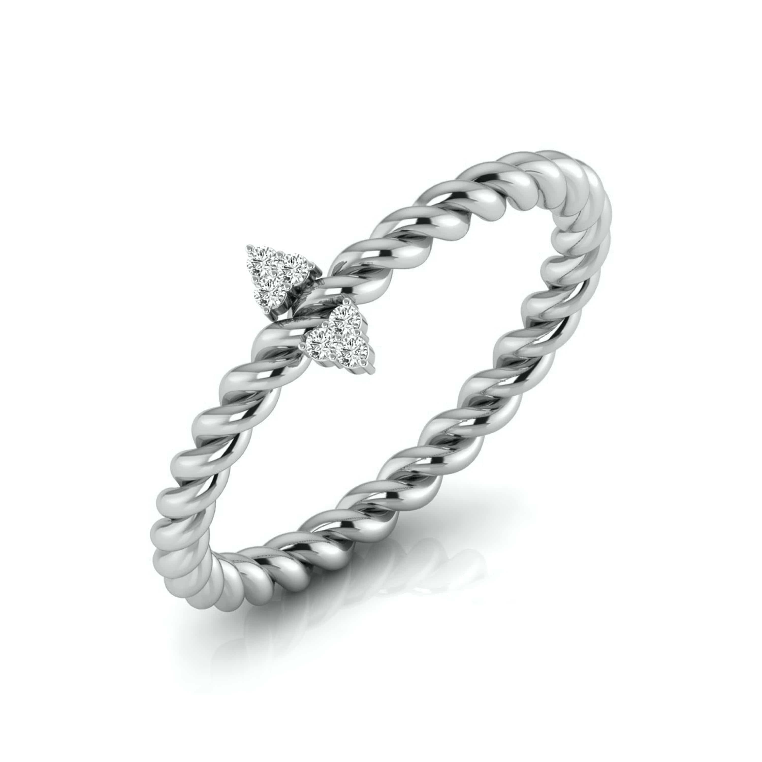 Buy Double Crystal Beautiful Diamond Ring - Joyalukkas