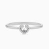 Jewelove™ Rings Beautiful Platinum Diamond Heart Ring JL PT 18033