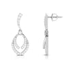 Jewelove™ Earrings Beautiful Platinum Earrings with Diamonds for Women JL PT E N-13