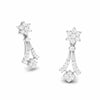 Jewelove™ Earrings Beautiful Platinum Earrings with Diamonds for Women JL PT E N-40