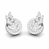 Jewelove™ Earrings SI IJ Beautiful Platinum Earrings with Diamonds for Women JL PT E ST 2065