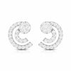 Jewelove™ Earrings SI IJ Beautiful Platinum Earrings with Diamonds for Women JL PT E ST 2066