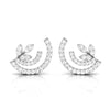 Jewelove™ Earrings SI IJ Beautiful Platinum Earrings with Diamonds JL PT E ST 2209