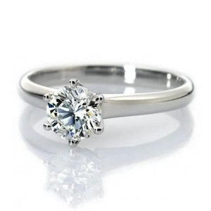 Classic Prong Carat Solitaire Ring SKU 0015 - Main Image