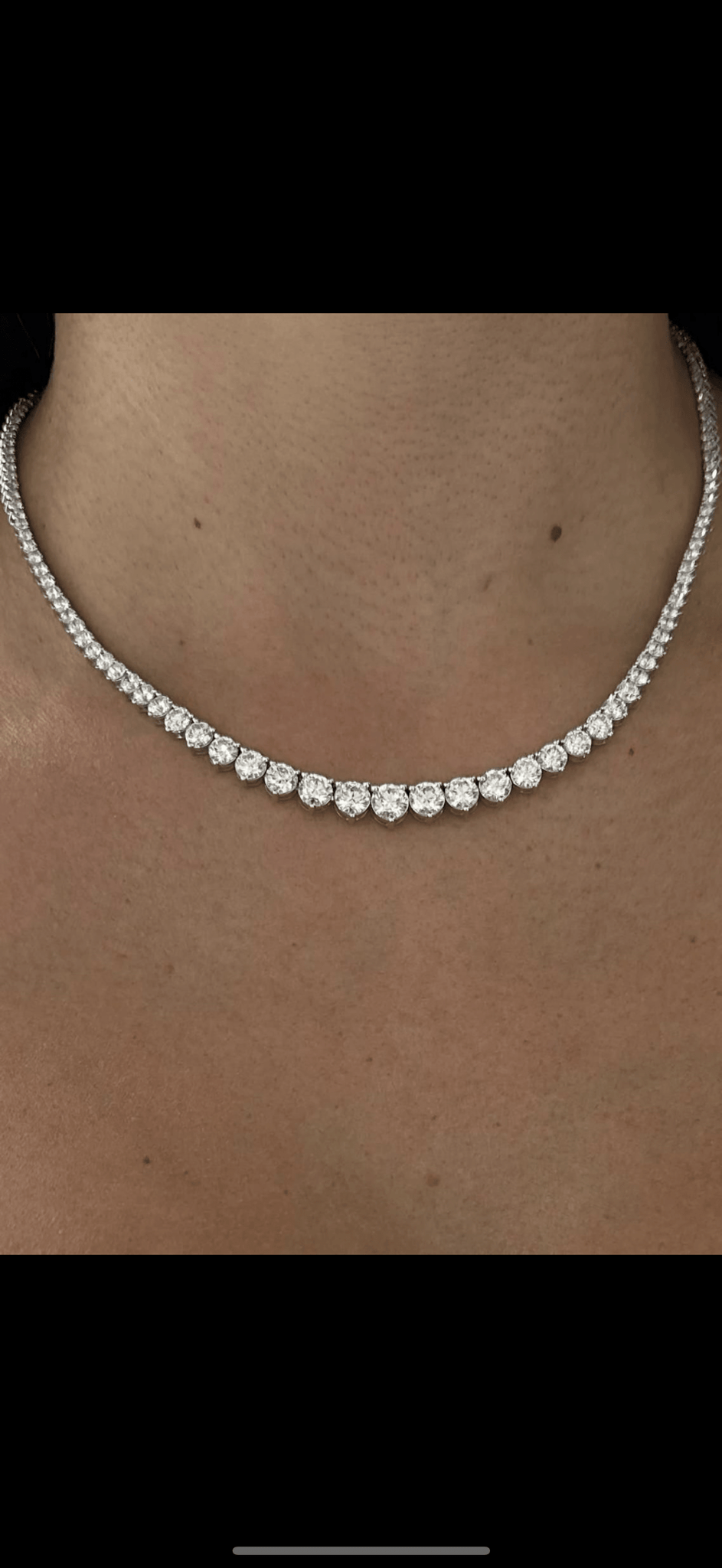 Jewelove™ Customised 14K White Gold Necklace with Diamonds