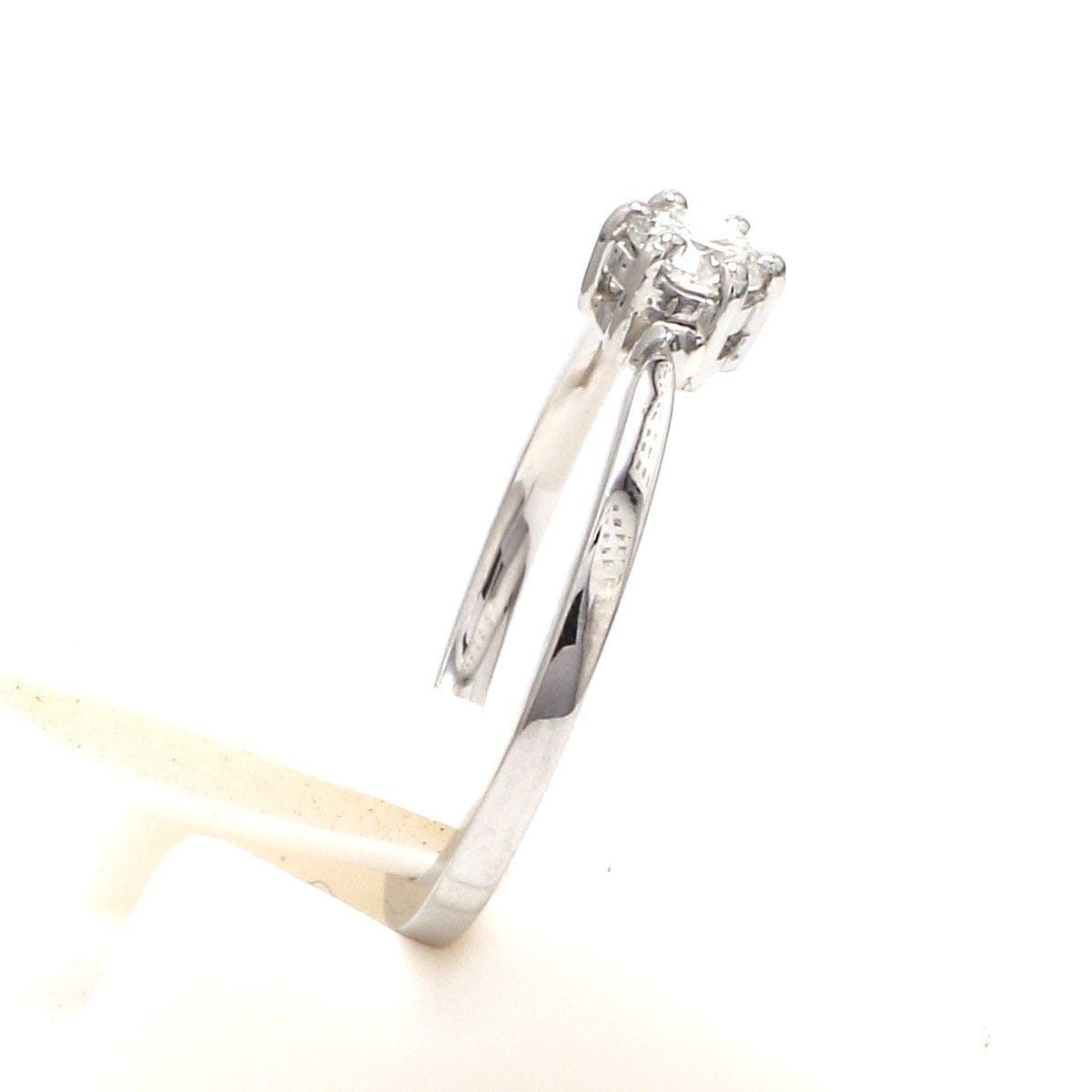 Jewelove™ Rings Customised 25 Pointer Basket 6 Prong Solitaire Ring made in Platinum SKU 0012-A
