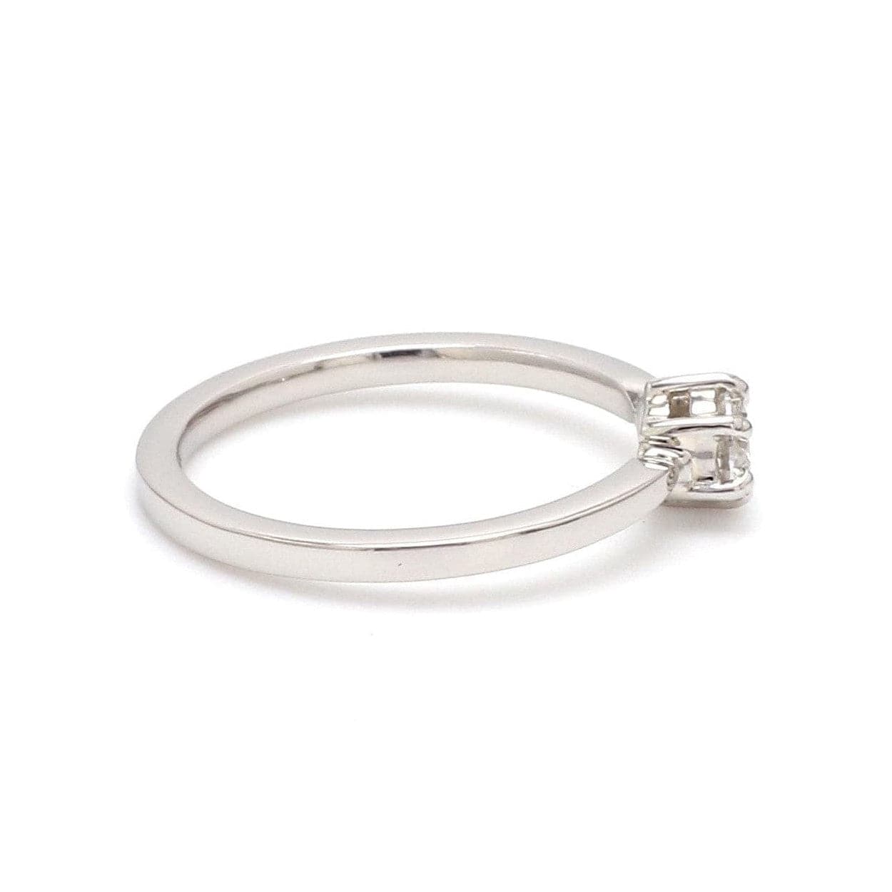 Jewelove™ Rings Customised 25 Pointer Basket 6 Prong Solitaire Ring made in Platinum SKU 0012-A