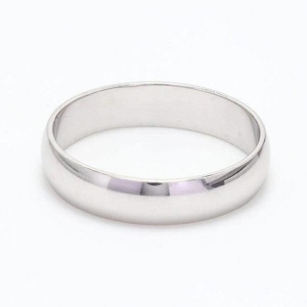 Jewelove™ Rings Customised 5mm Double Comfort Fit Platinum Band