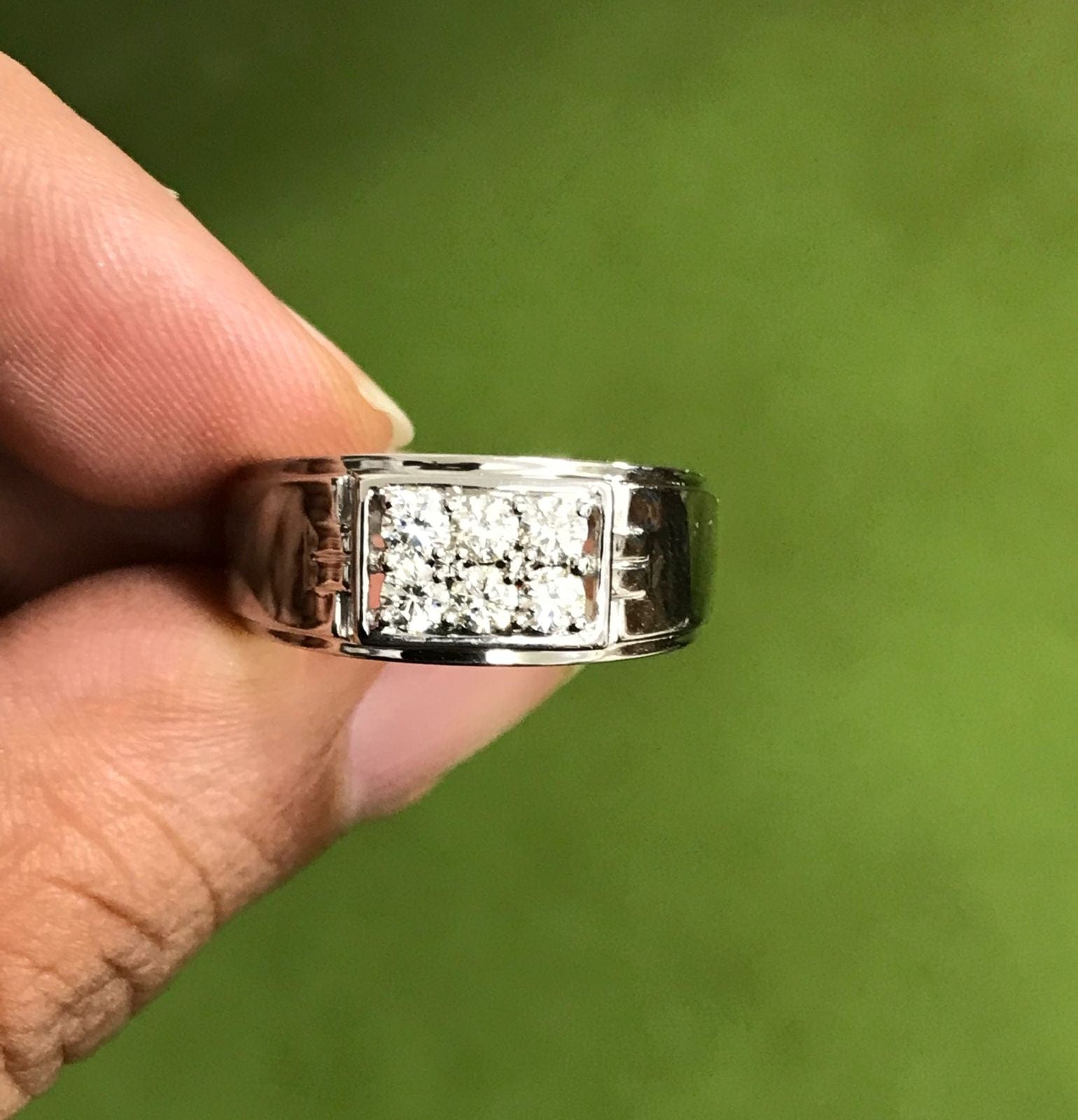 https://www.gullei.com/0-8-ct-diamond-ring-for-men-engravable-platinum-plated.html  | Men diamond ring, Rings for men, Mens engagement rings diamond