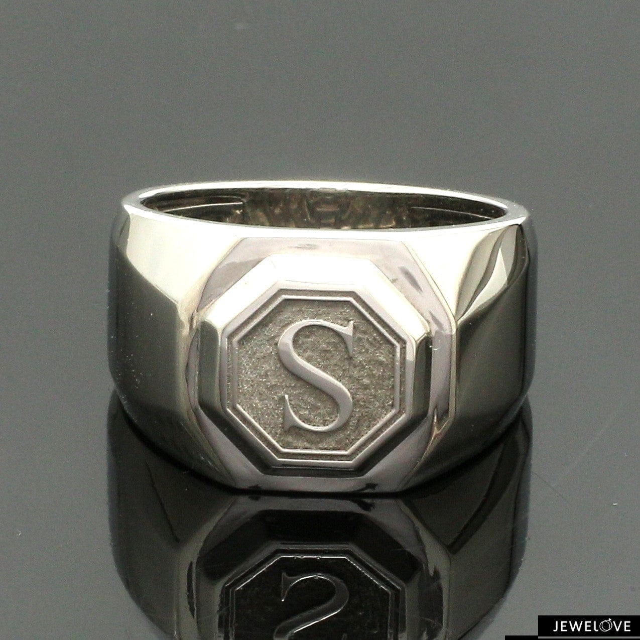 Signet Ring Designs S Letter Rings Online Customised Alphabet