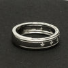 Jewelove™ Rings VVS GH - Ring Size 27 / Men's Band only Customised Designer Men's Platinum Wedding Ring with Diamonds JL PT 6742-A