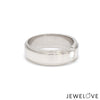 Jewelove™ Rings Men's Band only Customised Emerald Cut Diamond Ring