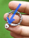 Jewelove™ Necklaces & Pendants Customised Platinum & Blue Topaz Necklace