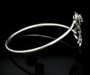 Jewelove™ Bangles & Bracelets Customised Platinum Bracelet with Black Diamond