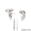 Jewelove™ Earrings Customised Platinum Dolphin Earrings JL PTE