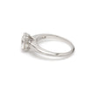 Jewelove™ Rings Customised Platinum Ring with Moissanite JL PT 1270