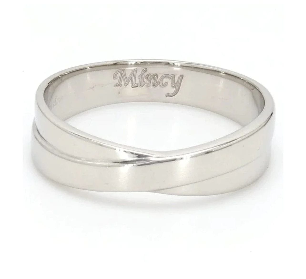 Customised Platinum Rings Plain with Navratna, – Jewelove™