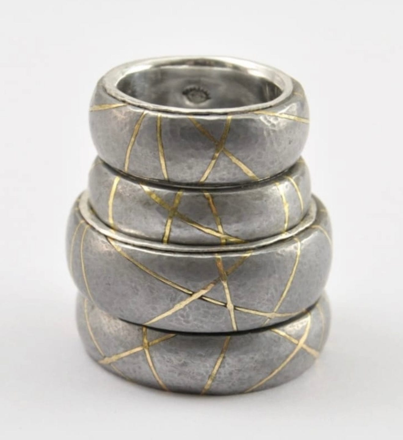 Jewelove™ Customised Platinum + Rose Gold rings