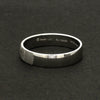 Jewelove™ Rings Customized Fingerprint Engraved Platinum Rings for Couples