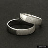 Jewelove™ Rings Customized Fingerprint Engraved Platinum Rings for Couples JL PT 270