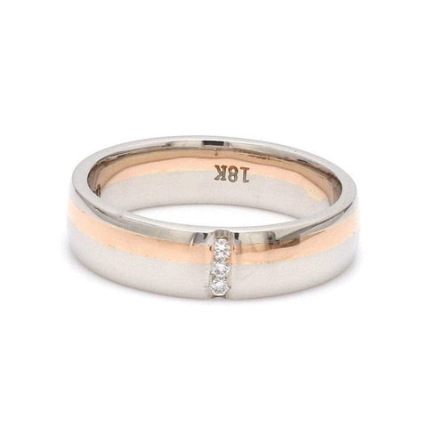 Customized Platinum Rings with Diamonds for Couples JL PT 906