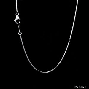 Dazzling Shiny Platinum Chain JL PT 747 Pt 950 Certified by