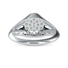 Jewelove™ Rings Desginer Platinum Diamond Engagement Ring for Women JL PT 0654