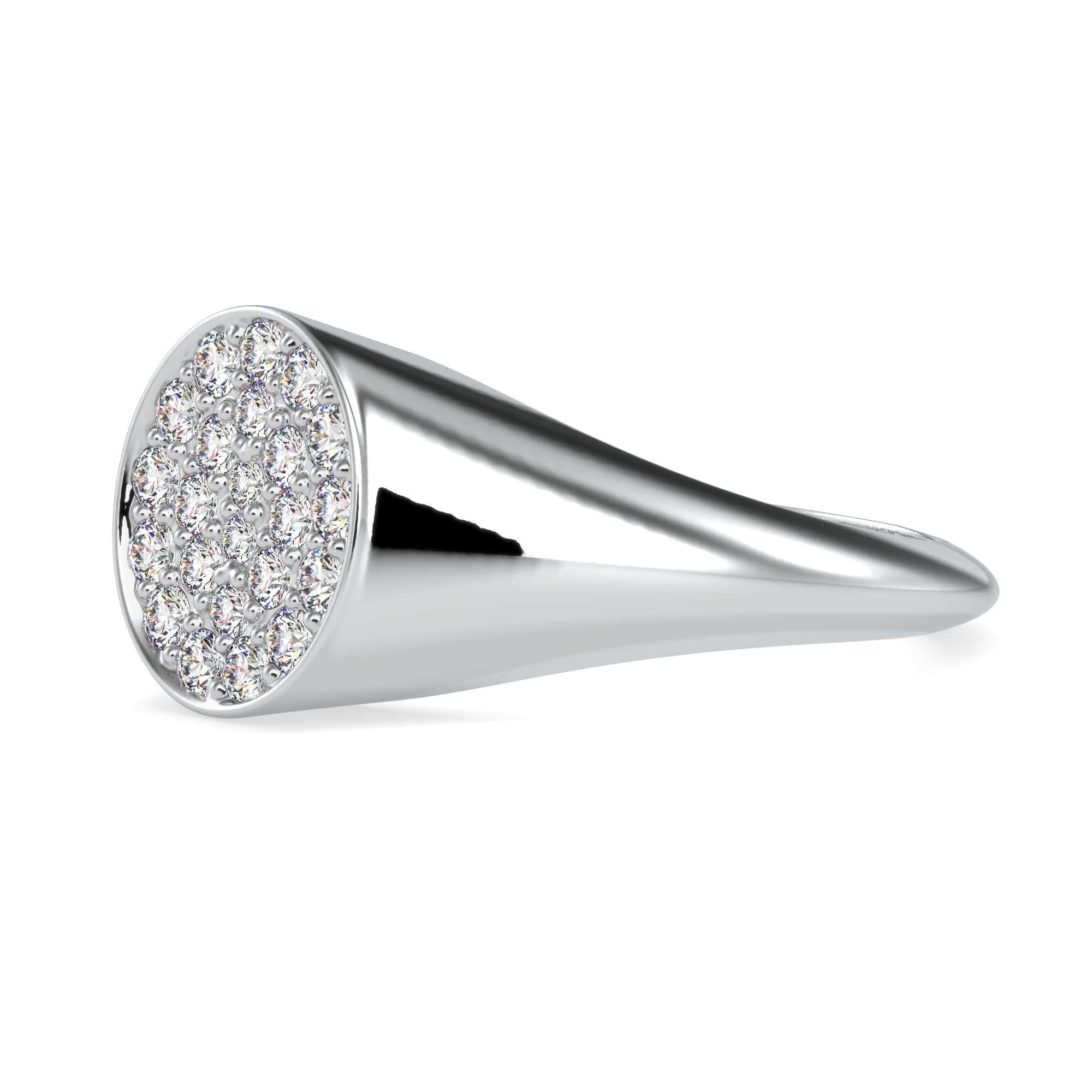 Jewelove™ Rings Desginer Platinum Diamond Engagement Ring for Women JL PT 0654