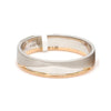 Jewelove™ Rings Men's Band only / VVS GH Designer Diamond Platinum Rose Gold Couple Rings JL PT 1131