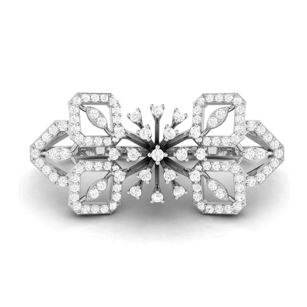 Jewelove™ Rings SI IJ / Women's Band only Designer Diamond ring in Platinum for Women JL PT R-003
