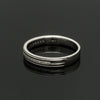 Jewelove™ Rings Designer Half Eternity & Plain Platinum Couple Rings JL PT 524