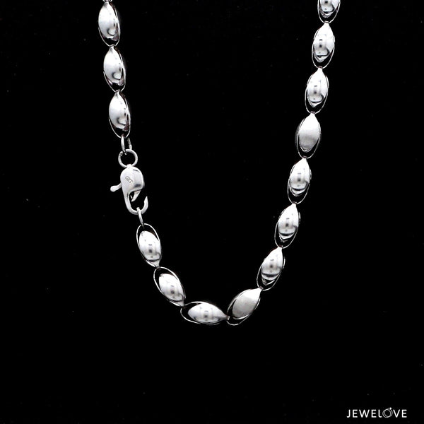 Jewelove™ Chains 20 inches Designer Japanese Platinum Chain for Men JL PT CH 1239