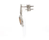 Jewelove™ Earrings Designer Plain Platinum & Rose Gold Earrings JL PT E 219