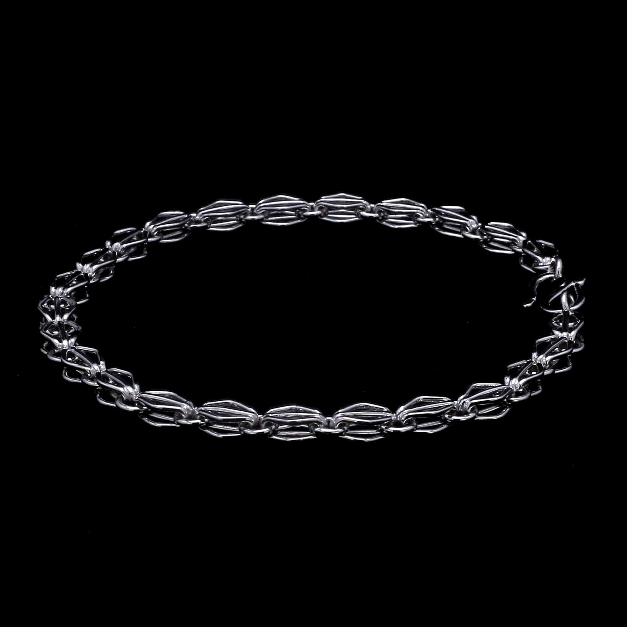 Jewelove™ Bangles & Bracelets Designer Platinum Bracelet for Men JL PTB 1173