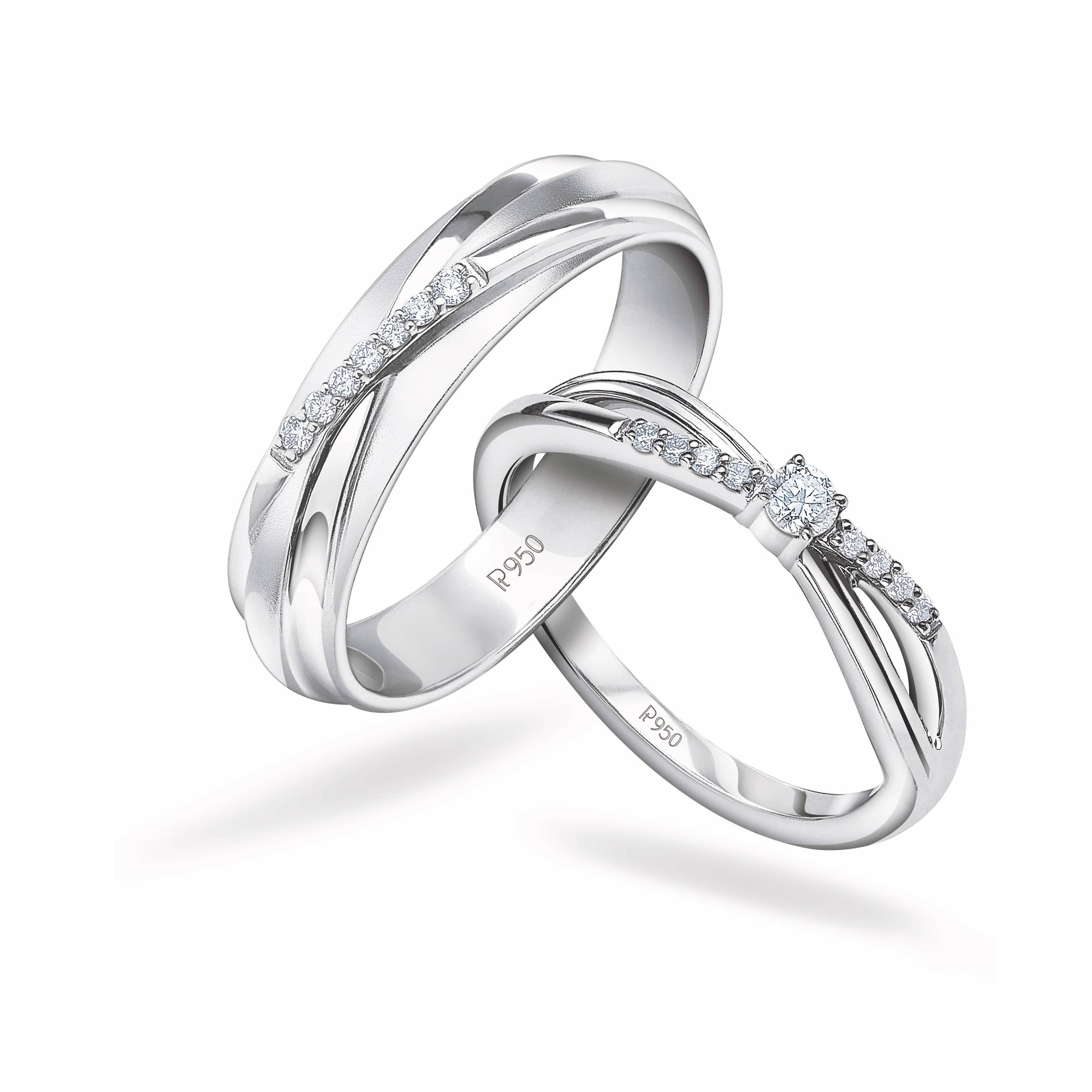 Forever Wedding Ring Set for Couple - Darry Ring