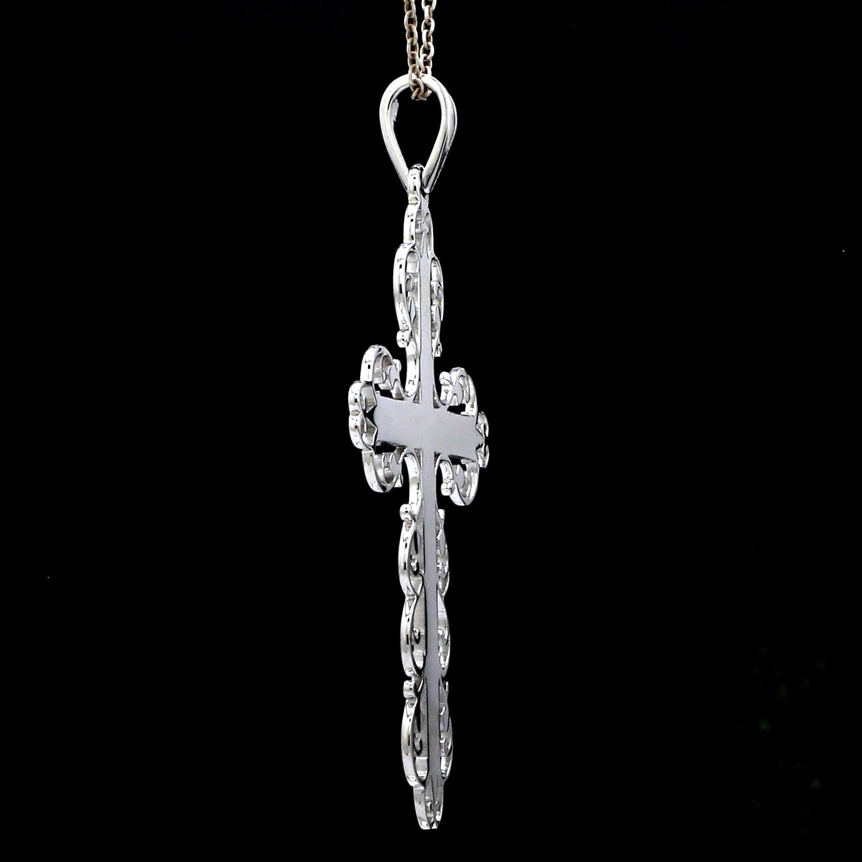Jewelove™ Pendants Designer Platinum Cross Pendant JL PT P 243-B